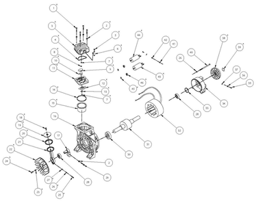 Part Location Diagram of DC200159AV Campbell Hausfeld Piston/Cylinder Kit